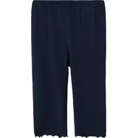 S.Oliver Capri Leggings aus Baumwollstretch mit Elastikbund Navy 98