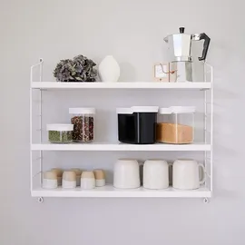 Emsa Optima rechteckig transparent weiß 1,6 l 2-teiliges Set