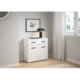 Rauch Kommode Gamma 80 x 81 cm Holzwerkstoff weiß
