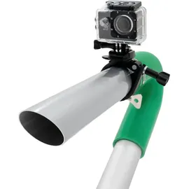 MONSTER SHOP Dachrinnenreinigung Kamera Set 4K 4x Zoom, 170Grad Weitwinkel, Inspektionskamera, Wiederaufladbar, Wasserdichtes Gehäuse, WLAN, Kompatibel mit And... - Schwarz