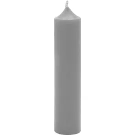 Kerzenfarm Hahn Stabkerzen 100 x 22 mm 25 St. grau