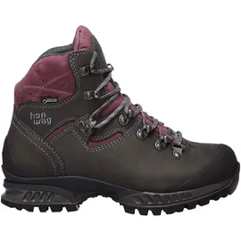 Hanwag Tatra II Wide GTX Damen asphalt/dark garnet 40