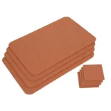 Gräwe Platzmatten-Set, 4 Stück braun