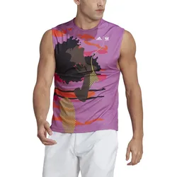 adidas x Thebe Magugu Tennis-Tanktop New York ärmellos violet Herren