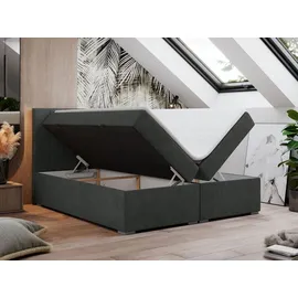 MKS Meble BOXBETT LOPE 160/200 - Dunkelgrau Strukture - H4
