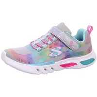SKECHERS Klettschuh Glow Brites in Grau | Gr.: 30