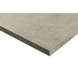 kochstation Arbeitsplatte KOCHSTATION ""KS-Scafa"", grau (beton hell), B:260cm H:4cm T:60cm, Holzwerkstoff, Tischplatten, in verschiedenen Breiten, Stärke 4 cm
