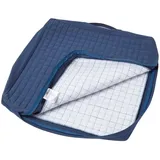 Homescapes Sitzkissen 50 x 50 x 10 cm blau 1 St.