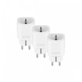 Hombli Smart Plug Steckdose EU weiß, 3er Pack