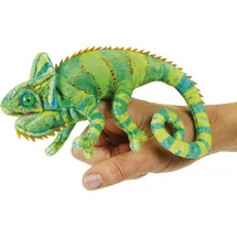 Folkmanis Mini Chamäleon-Fingerpuppe (Grün)