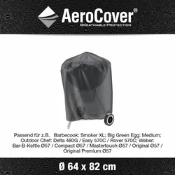 AEROCOVER  AeroCover Atmungsaktive Schutzhülle für Grillgeräte Ø 57cm