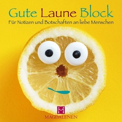 Gute Laune Block Lustige Zitrone