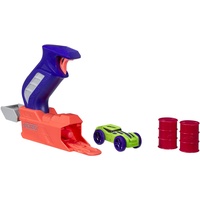 Hasbro Nerf C0781EL20 Nitro ThrottleShot Blitz Druckguss-Spielzeug, EIN-Schuss-Blaster mit Soft Racer