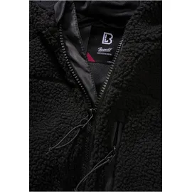 Brandit Textil Brandit Ladies Teddyfleecejacket Hood schwarz, Größe XS