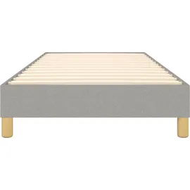 vidaXL Boxspringbettgestell 80 x 200 cm Hellgrau