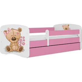 raumhirsch furniture Kinderbett Raumhirsch 80 x 160 cm Holzwerkstoff rosa