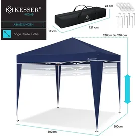 Kesser Faltpavillon 3 x 3 m blau