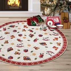 Villeroy & Boch Teppich »Nostalgic Toy's Delight, eckig, rund und Läufer«, rechteckig, 3 mm Höhe, Weihnachten, Wohnzimmer, Flur, Geschenk, Toys Delight, Dekoration Villeroy & Boch Rot,Multifarben B: 150 cm   1 St.