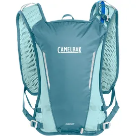 CamelBak Damen Circuit Run Vest Trailrunningrucksack (Größe 5.5L+1.5L Reservoir, blau)