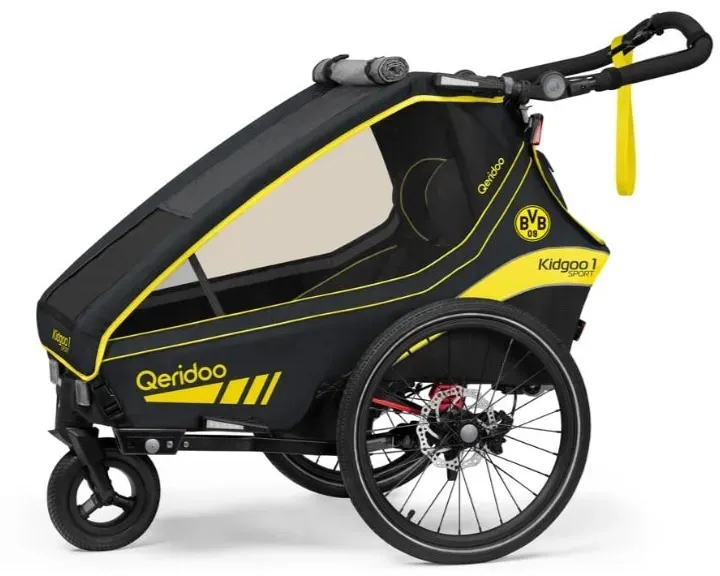 Qeridoo Fahrradanhänger Kidgoo 1 Sport Limited Edition BVB