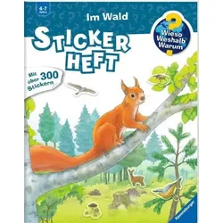 RAVENSBURGER 60029 Wieso? Weshalb? Warum? Stickerheft: Im Wald