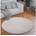 Teppich »Cadiz 630«, rund, Kurzflor, Uni-Farben, besonders weich, waschbar, Wohnzimmer, silberfarben