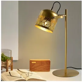 lqwell LED Tischlampe Gold