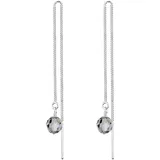 Elli Ohrhänger Glamour grau 925 Sterling Silber onesize
