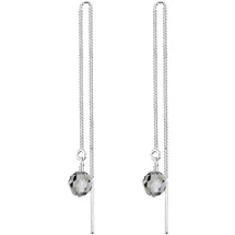 Elli Ohrhänger Glamour grau 925 Sterling Silber onesize