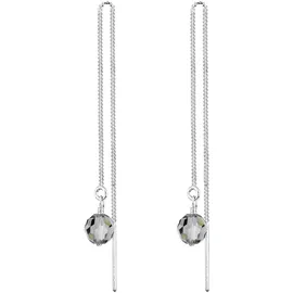 Elli Ohrhänger Glamour grau 925 Sterling Silber onesize