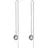 Elli Ohrhänger Glamour grau 925 Sterling Silber onesize