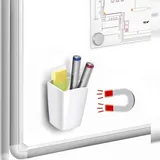 CEP Schreibköcher magnet. weiß