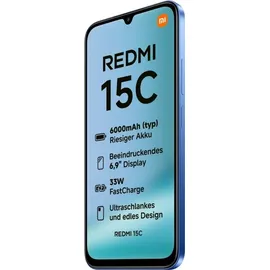 Xiaomi Redmi 15C 4G 8 GB RAM 256 GB Moonlight Blue