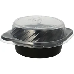PAPSTAR Deckel für Mehrweg-Suppenteller 16.2 cm transparent