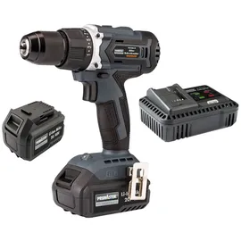 Primaster Pro Akku-Bohrschrauber PAS20BL-W 20 V mit 2 Akkus und Ladegerät