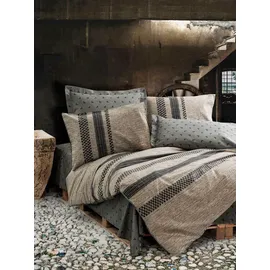 l'essentiel linge de maison Arlo Braun 140 x 200 cm + 80 x 80 cm