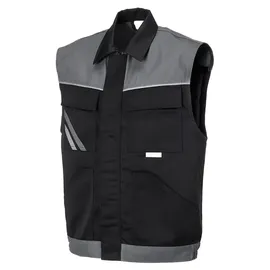 Planam Weste Highline Gr. 4XL schwarz/schiefer/zink