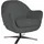 Andas Drehsessel »Stavre, Loungesessel mit Drehfunktion« in moderner Optik, mit elegantem Drehfuß grau