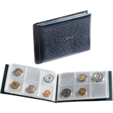 Leuchtturm Taschenalbum ROUTE für 48 Münzen, blau
