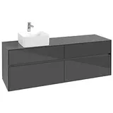 Villeroy & Boch Collaro Waschtischunterschrank | für Aufsatzbecken links | 1600 mm##Für Collaro 4A1840 (D: mm) Ohne .. C05000FP