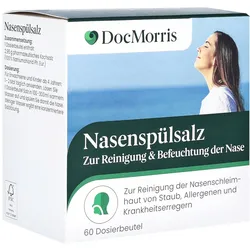 DocMorris Nasenspülsalz - Zur Pflege der Nasenschleimhaut, 60 St