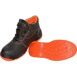 Urgent Arbeitsschuhe Sicherheitsschuhe Schutzschuhe Ankle OHNE Stahlkappe (101OB-OR) Gr. - Schwarz/Orange -