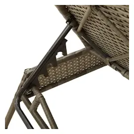 vidaXL Sonnenliege 200 x 57 x 85 cm Grau