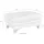 Cotta Hocker Enterprise 95 x 46 x 65 cm Weiß