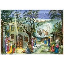 Sellmer Nostalgischer Adventskalender Stall von Bethlehem