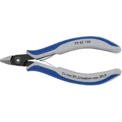 KNIPEX 79 62 125 Präzisions-Elektronik-Seitenschneider brüniert 125 mm