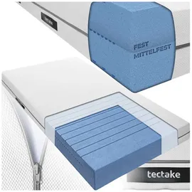 Tectake Komfortschaum Sky 90 x 200 cm H2/H3