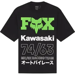 FOX Kawasaki Oversized T-Shirt, schwarz, Größe XL