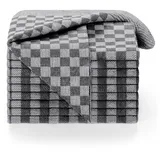 Blumtal Geschirrtücher Baumwolle 50x70 cm im 10er Set - Oeko-TEX zertifizierte Küchentücher - extrem saugstarke Geschirrhandtücher - Küchenhandtücher waschbar 95 °C - Geschirrtuch Schwarz-Weiß Karo