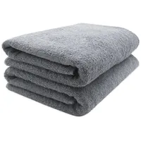 ZOLLNER Saunatuch,, Grau, 70x200 cm, Oeko-Tex® Standard 100, Freizeit,